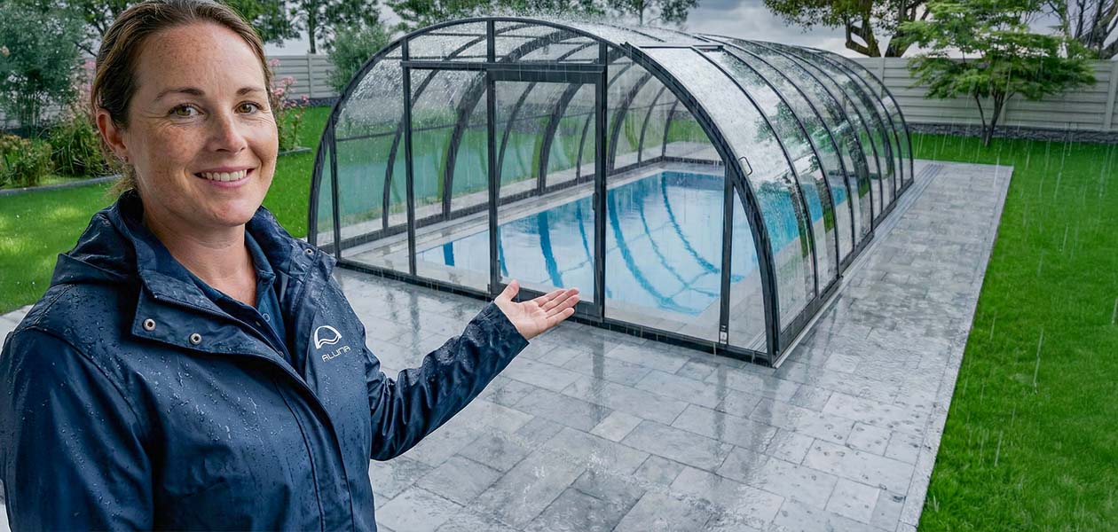 Hohe Schwimmbadüberdachungen entdecken