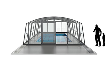 Aluna Admiral - Hohe Poolüberdachung