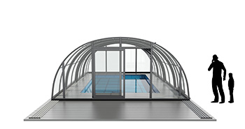 Aluna Opera - Hohe Poolüberdachung