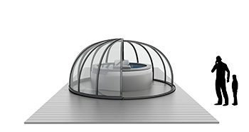 Aluna Ufo Überdachung