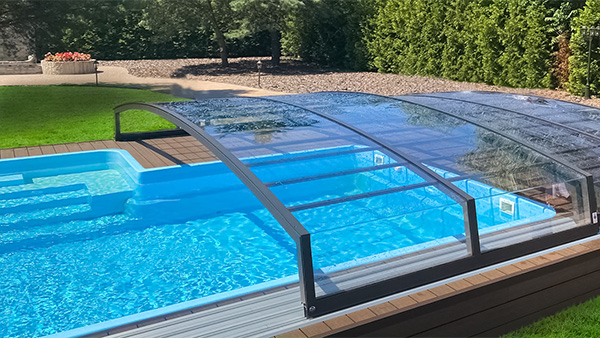 Schwimmbadüberdachung Aluna® Comfort R1