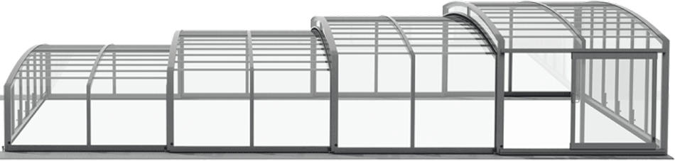 Schwimmbadüberdachung Aluna® H2O XXL