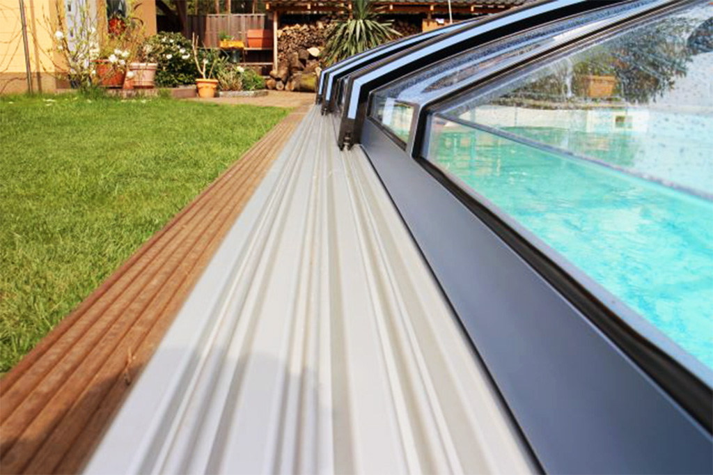 Schwimmbadüberdachung Aluna® Variant Light