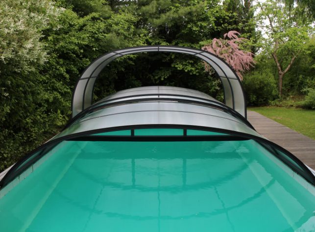 Schwimmbadüberdachung Aluna® Duo