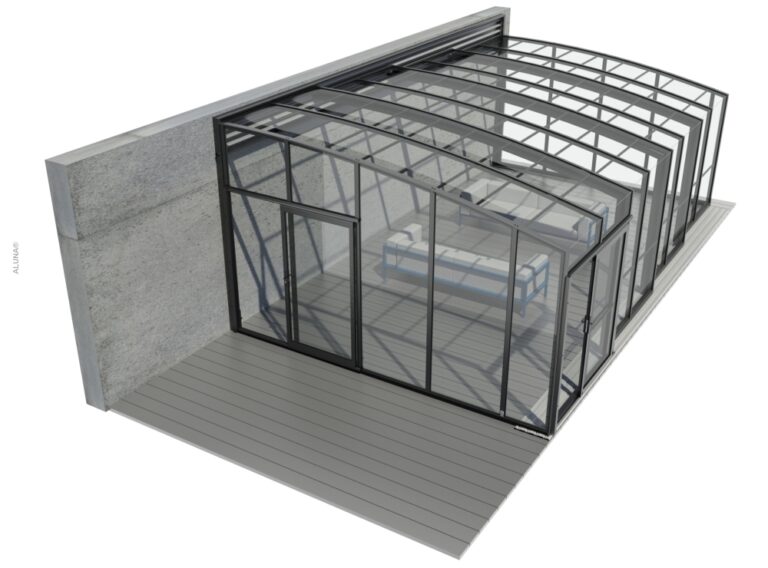 Terrassenüberdachung Aluna® Aluwall III