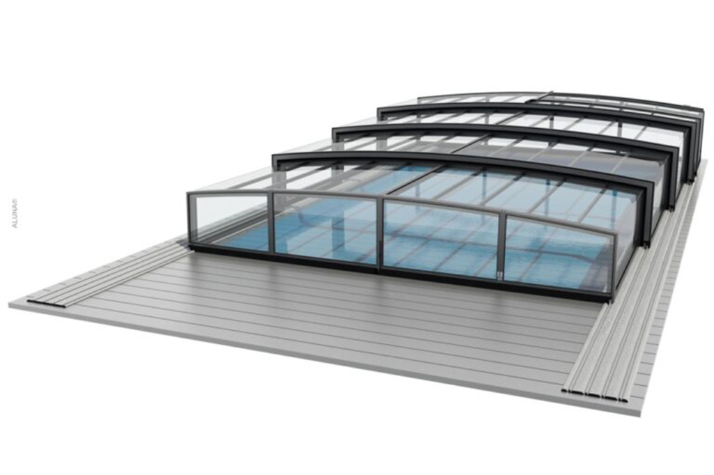 Schwimmbadüberdachung Aluna® H2O