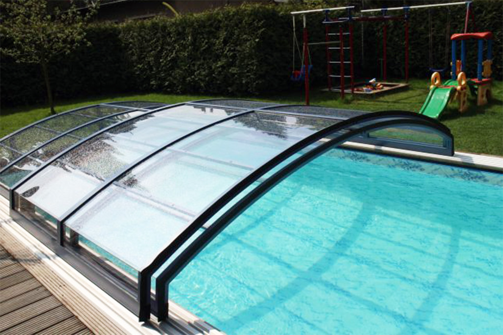 Schwimmbadüberdachung Aluna® Variant Light