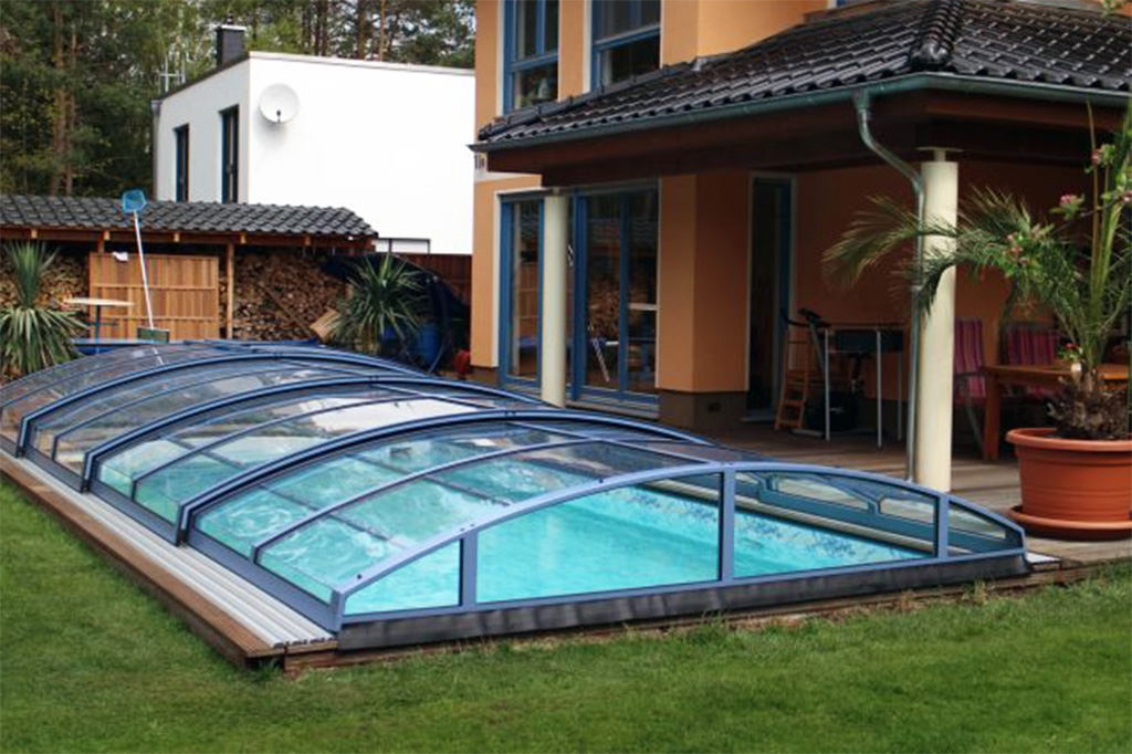 Schwimmbadüberdachung Aluna® Variant Light