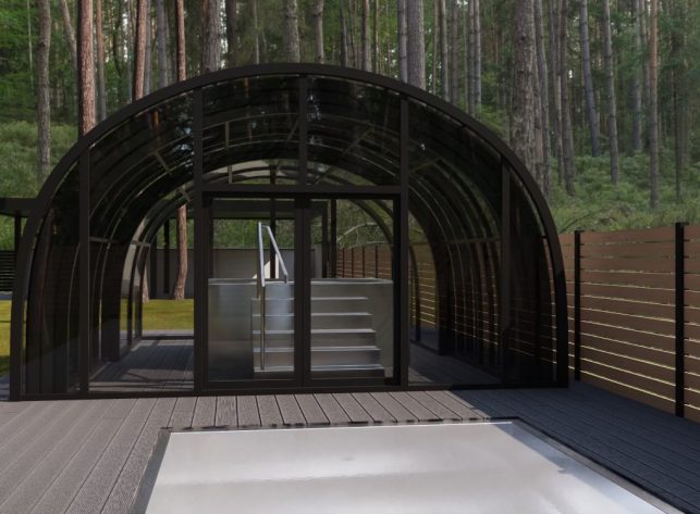 Schwimmbadüberdachung Aluna® Opera