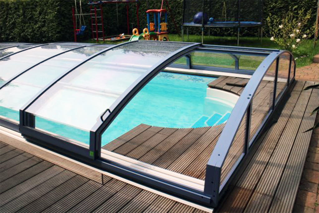 Schwimmbadüberdachung Aluna® Variant Light