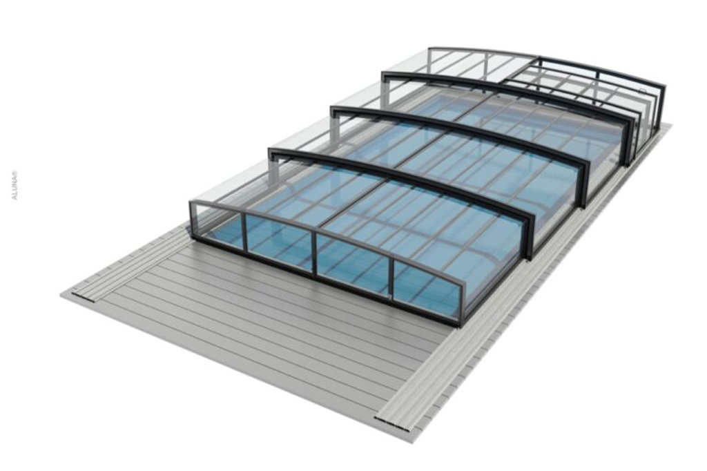 Schwimmbadüberdachung Aluna® H2O