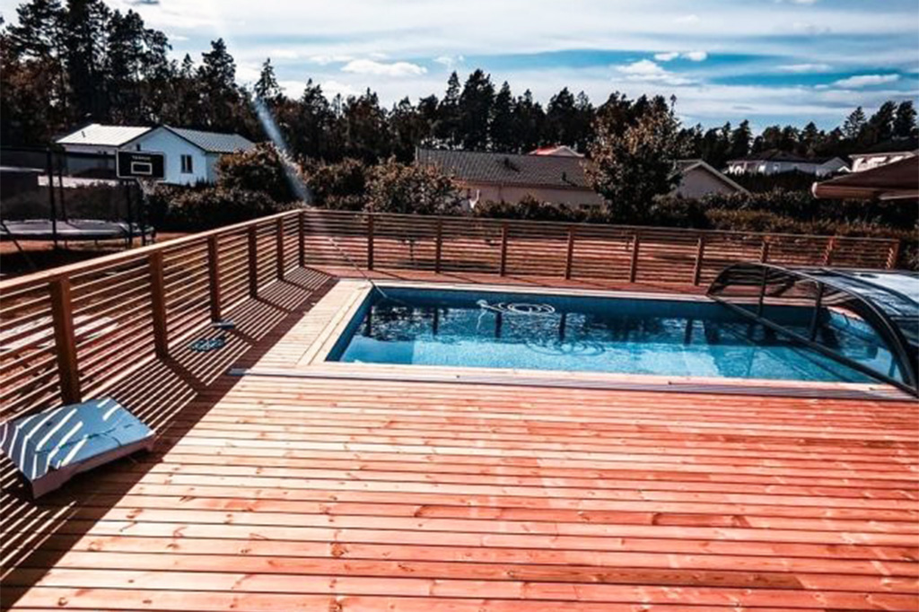 Poolüberdachung Aluna® Wave Pro