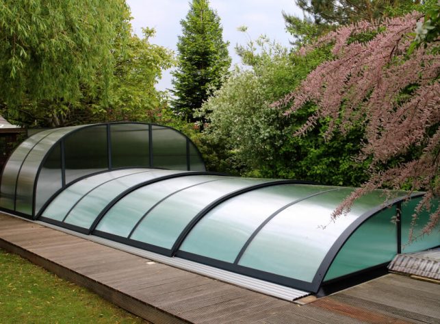 Schwimmbadüberdachung Aluna® Duo