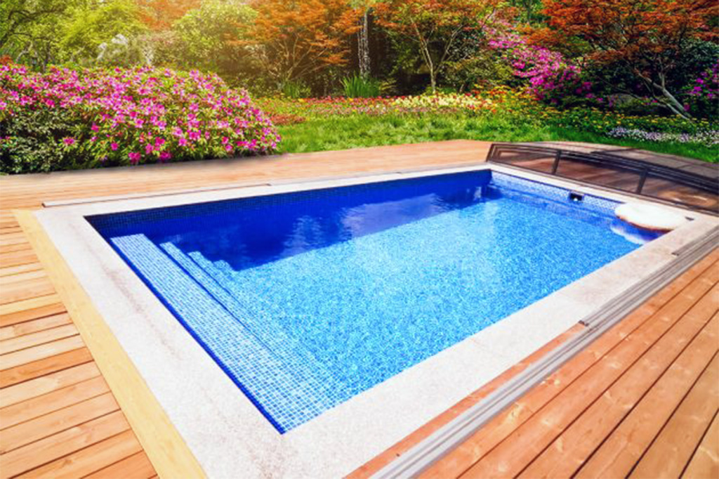 Schwimmbadüberdachung Aluna® Comfort