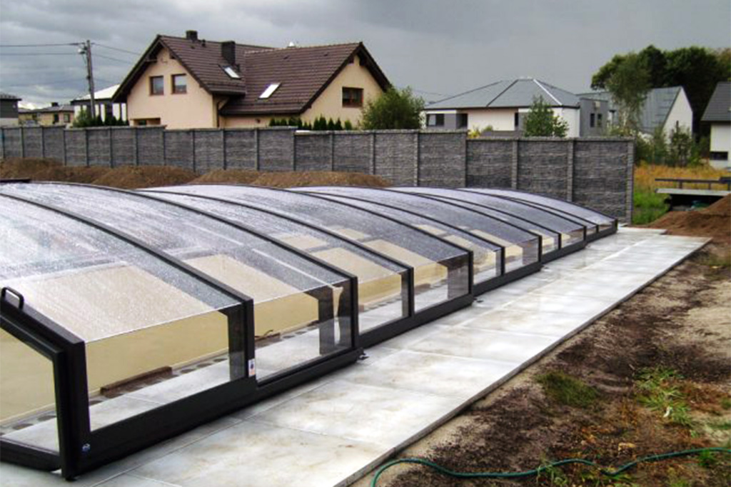 Poolüberdachung Aluna® Variant Light R1