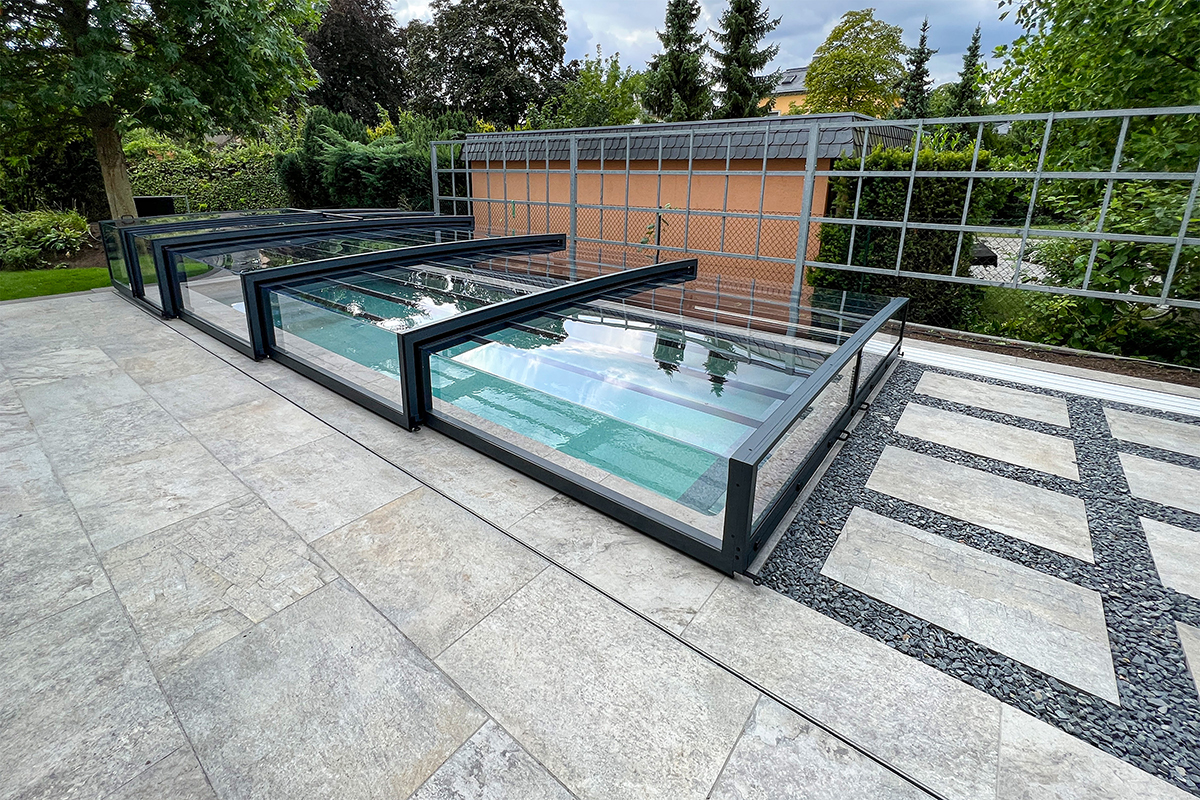 Poolüberdachung Aluna® Exclusive Line R1