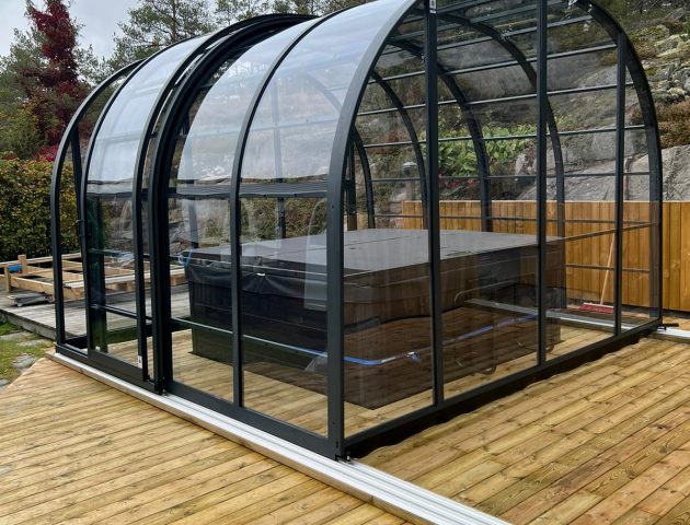 Schwimmbadüberdachung Aluna® ArtSPA