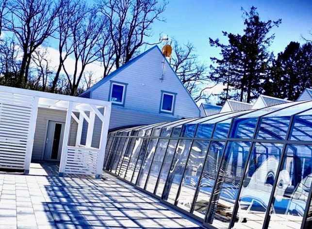 Schwimmbadüberdachung Aluna® Admiral