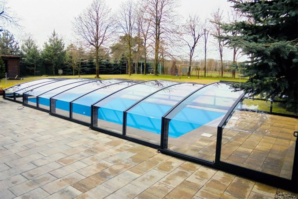 Schwimmbadüberdachung Aluna® Eco