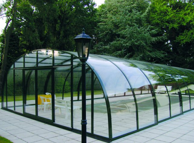 Schwimmbadüberdachung Aluna® Opera