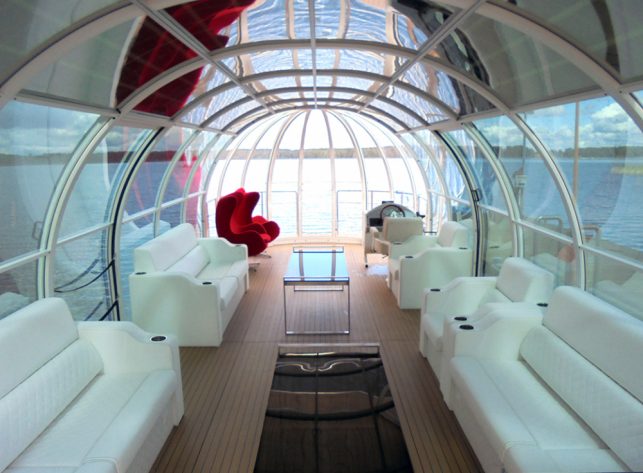 Hohe Schwimmbadüberdachung Aluna® Orion