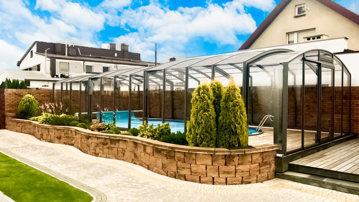 Schwimmbadüberdachung Aluna® Admiral