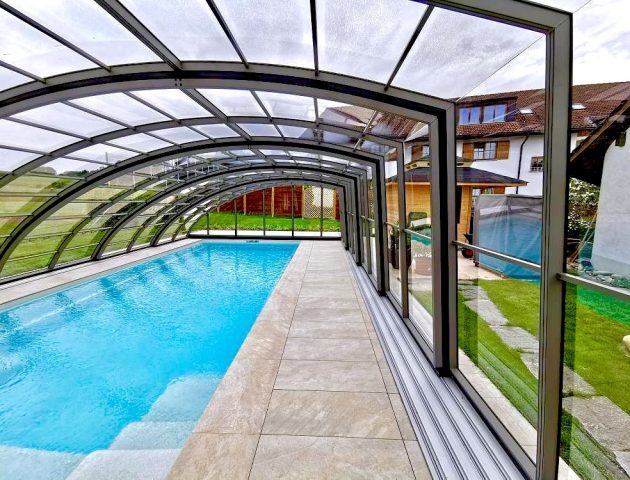 Hohes Pooldach Aluna® Delta II