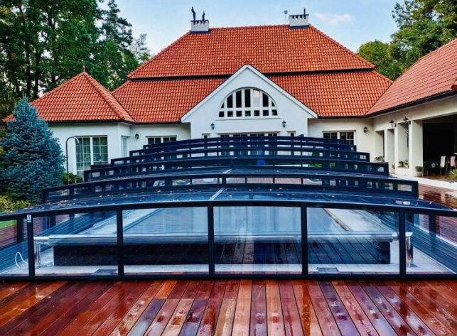 Schwimmbadüberdachung Aluna® H2O XXL