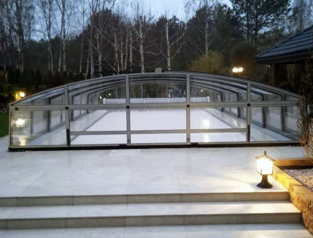 Schwimmbadüberdachung Aluna® Admiral II