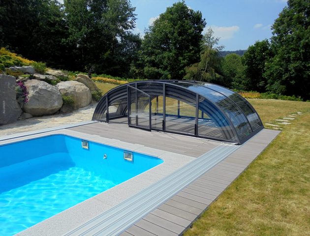 Schwimmbadüberdachung Aluna® Classic