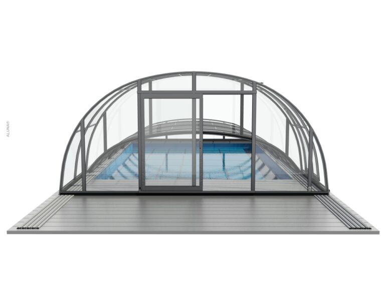 Schwimmbadüberdachung Aluna® Duo