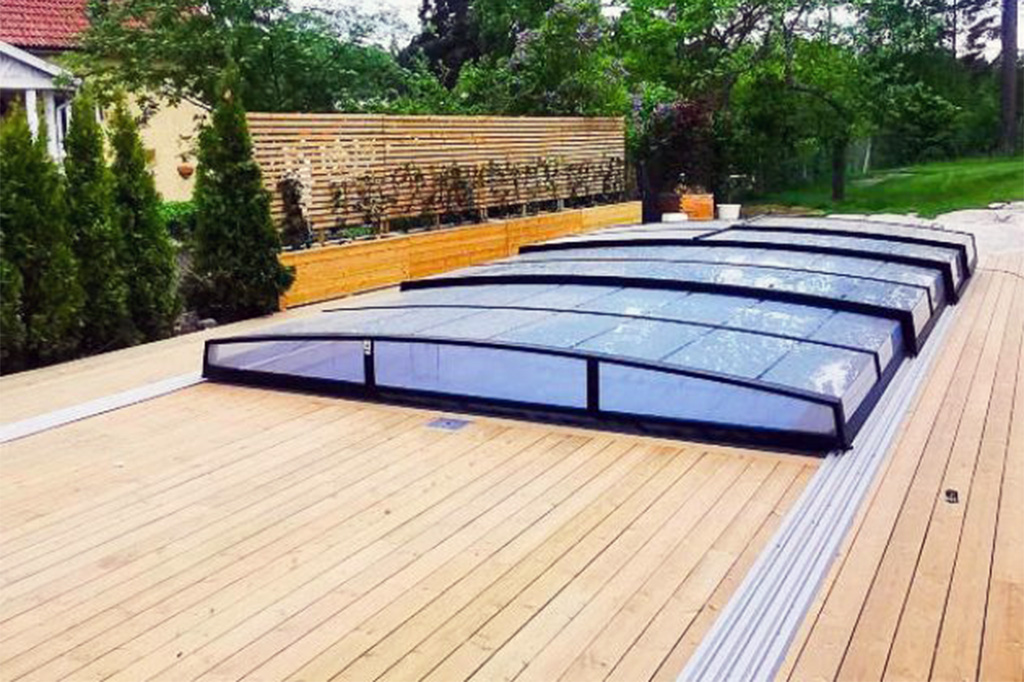 Schwimmbadüberdachung Aluna® Comfort