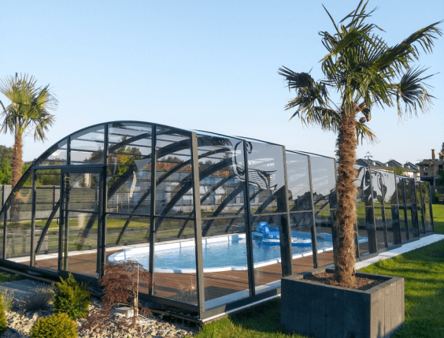 Poolüberdachung Aluna® Delta II