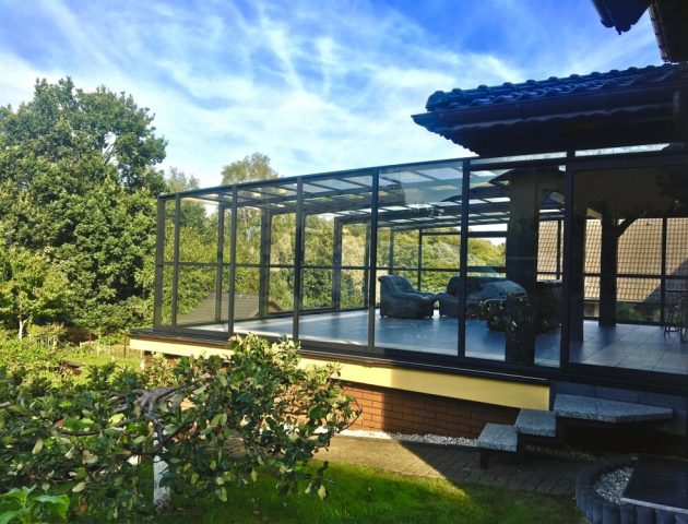 Terrassenüberdachung Aluna® Aluwall III