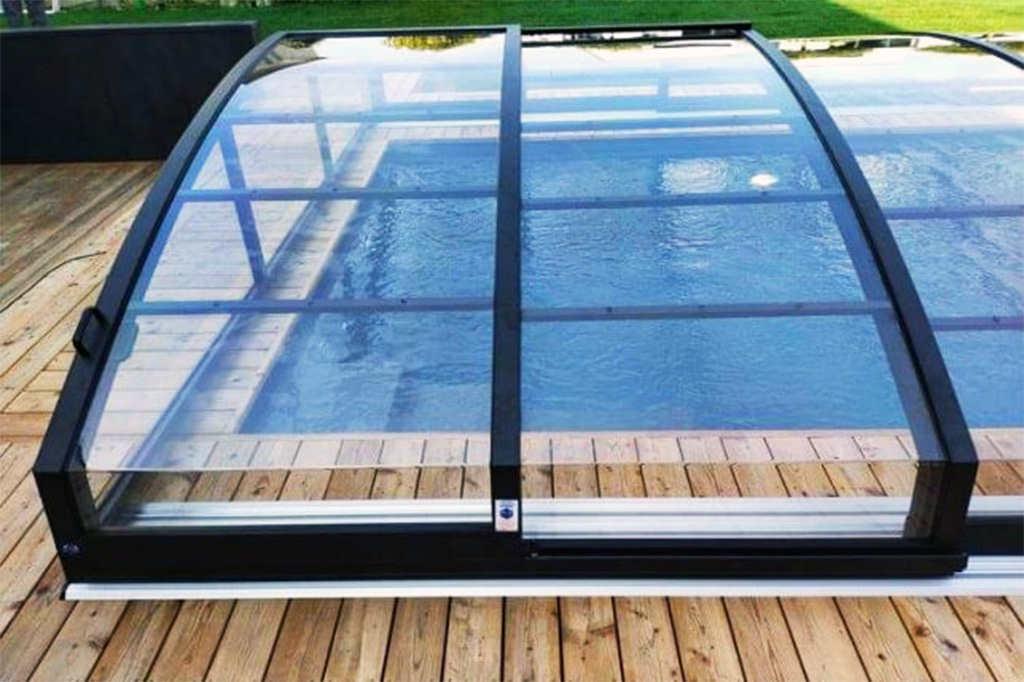 Schwimmbadüberdachung Aluna® Variant Light