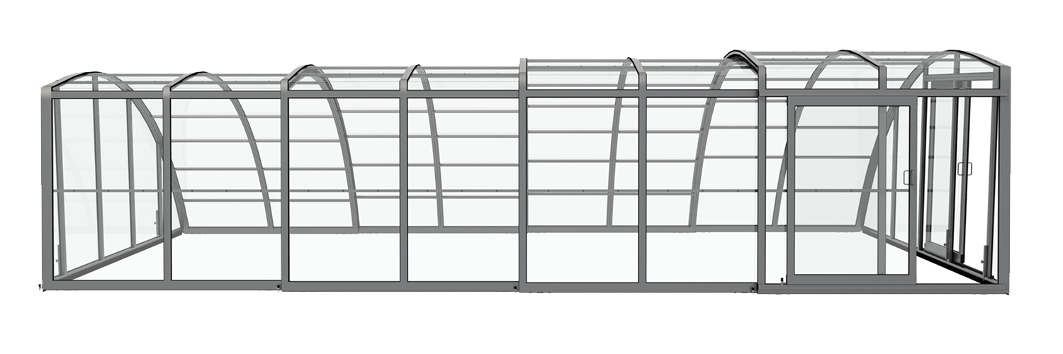 Poolüberdachung Aluna® Delta II