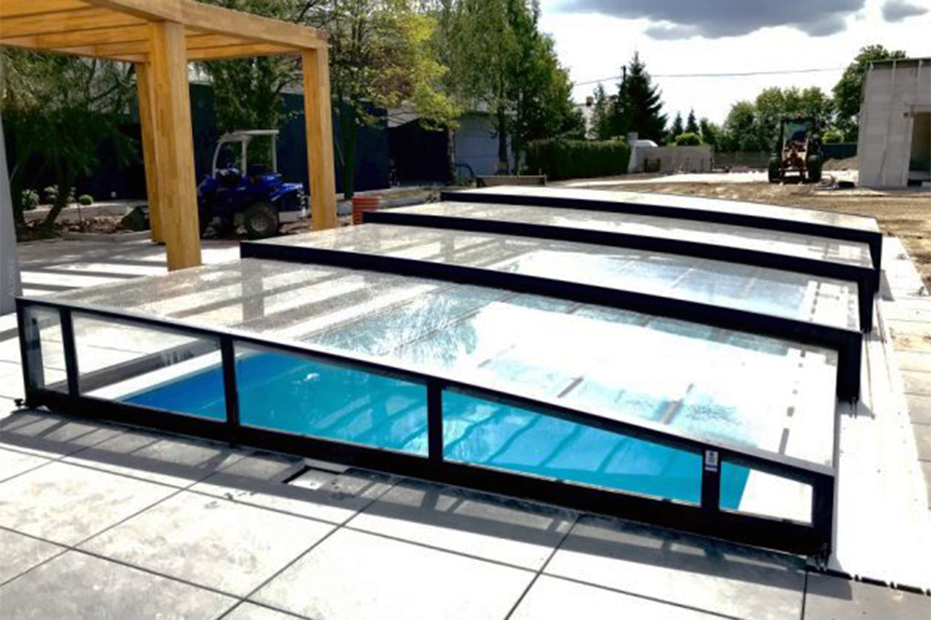 Poolüberdachung Aluna® Neo Light R1